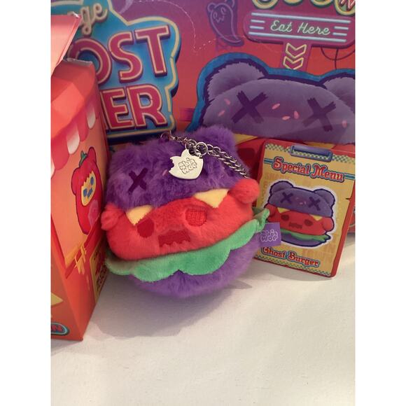 F.Un x Shinwoo Strange Ghost Diner Plush Keychain Blind Box “Ghost Burger” - Picture 3 of 3